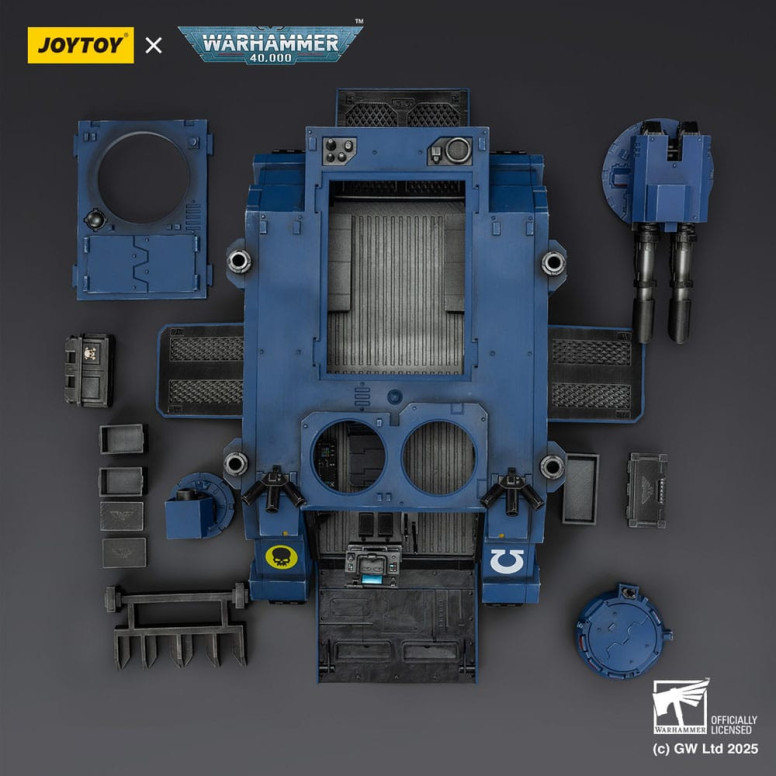 JoyToy - Space Marines - Ultramarines - Razorback con doble lascannon 1/18 - Warhammer 40K