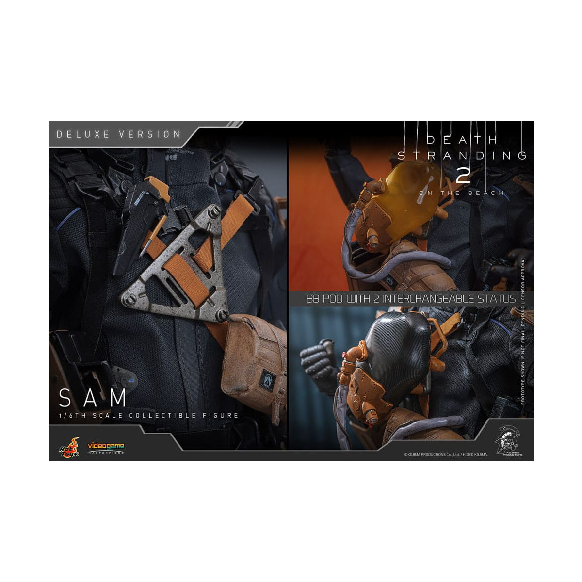 Hot Toys - Death Stranding 2: En la Playa VGM 1/6 - SAM Versión Deluxe
