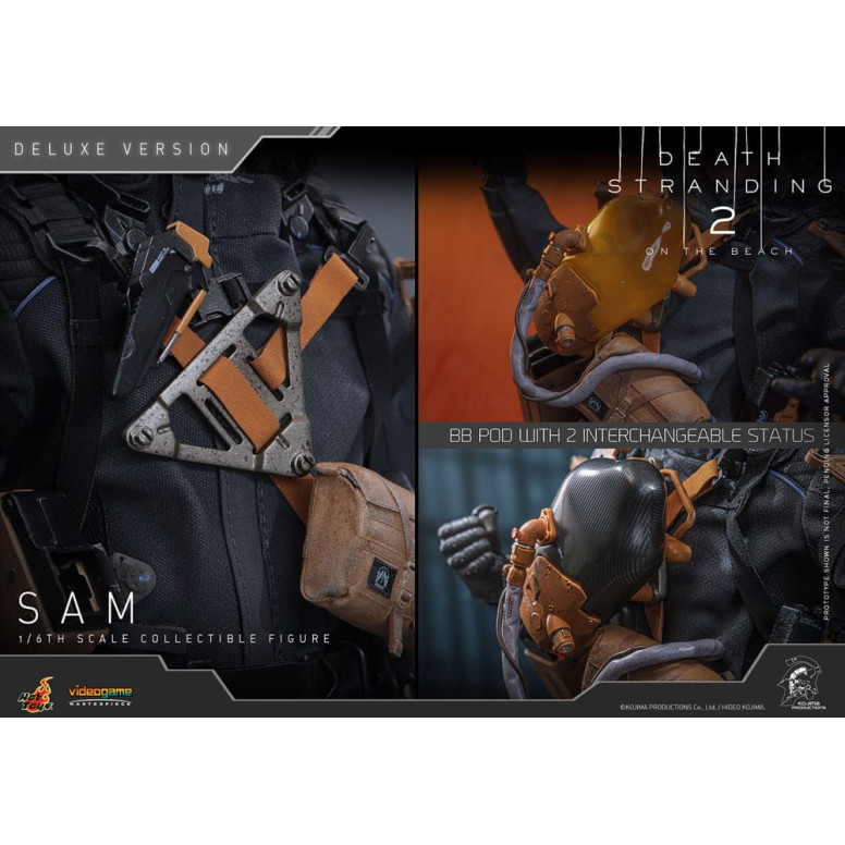 Hot Toys - Death Stranding 2: En la Playa VGM 1/6 - SAM Versión Deluxe