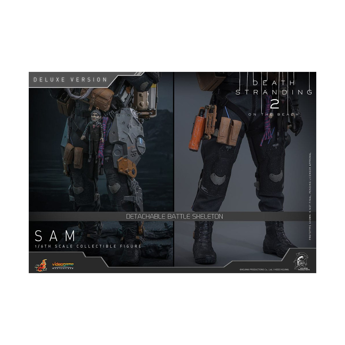 Hot Toys - Death Stranding 2: En la Playa VGM 1/6 - SAM Versión Deluxe