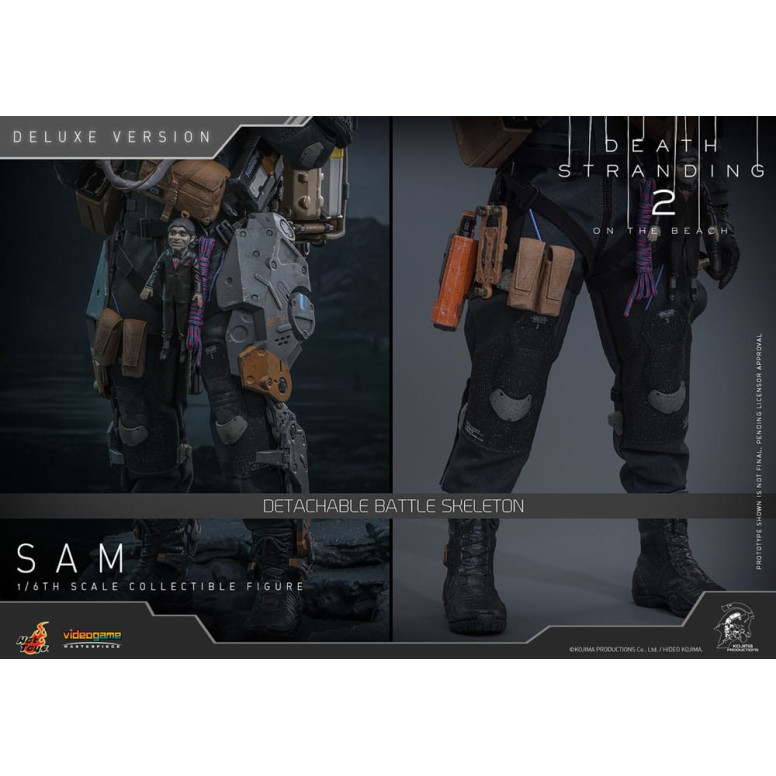 Hot Toys - Death Stranding 2: En la Playa VGM 1/6 - SAM Versión Deluxe