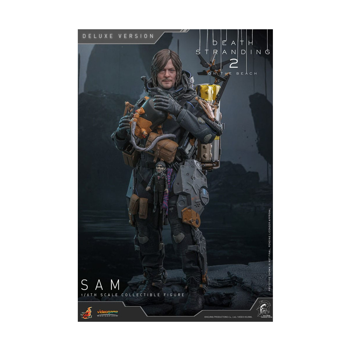 Hot Toys - Death Stranding 2: En la Playa VGM 1/6 - SAM Versión Deluxe