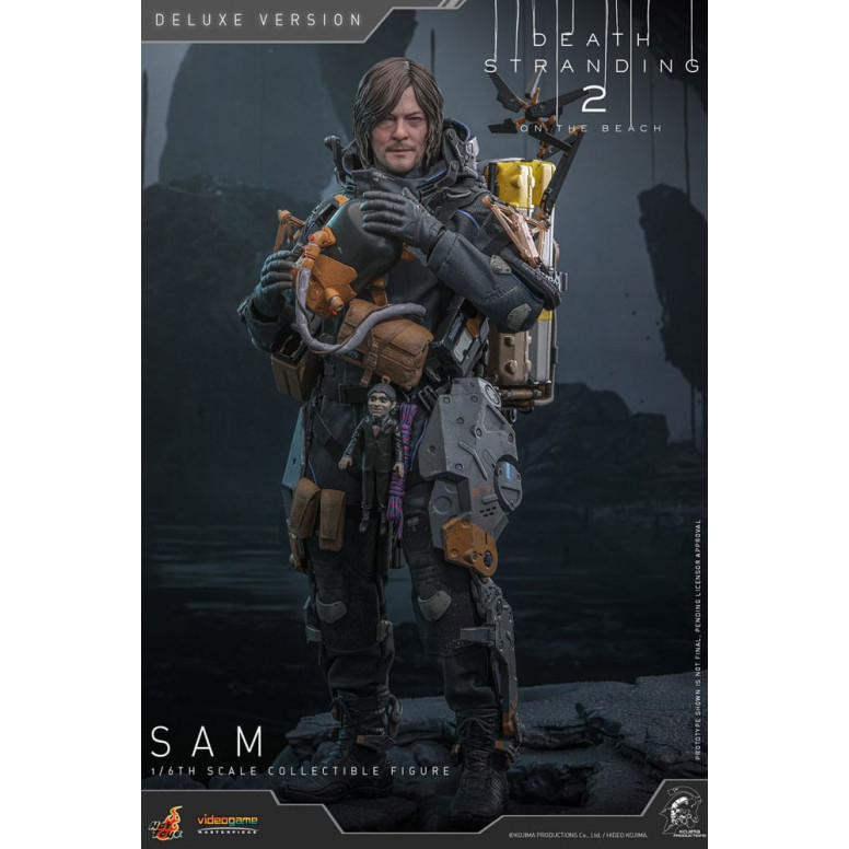 Hot Toys - Death Stranding 2: En la Playa VGM 1/6 - SAM Versión Deluxe