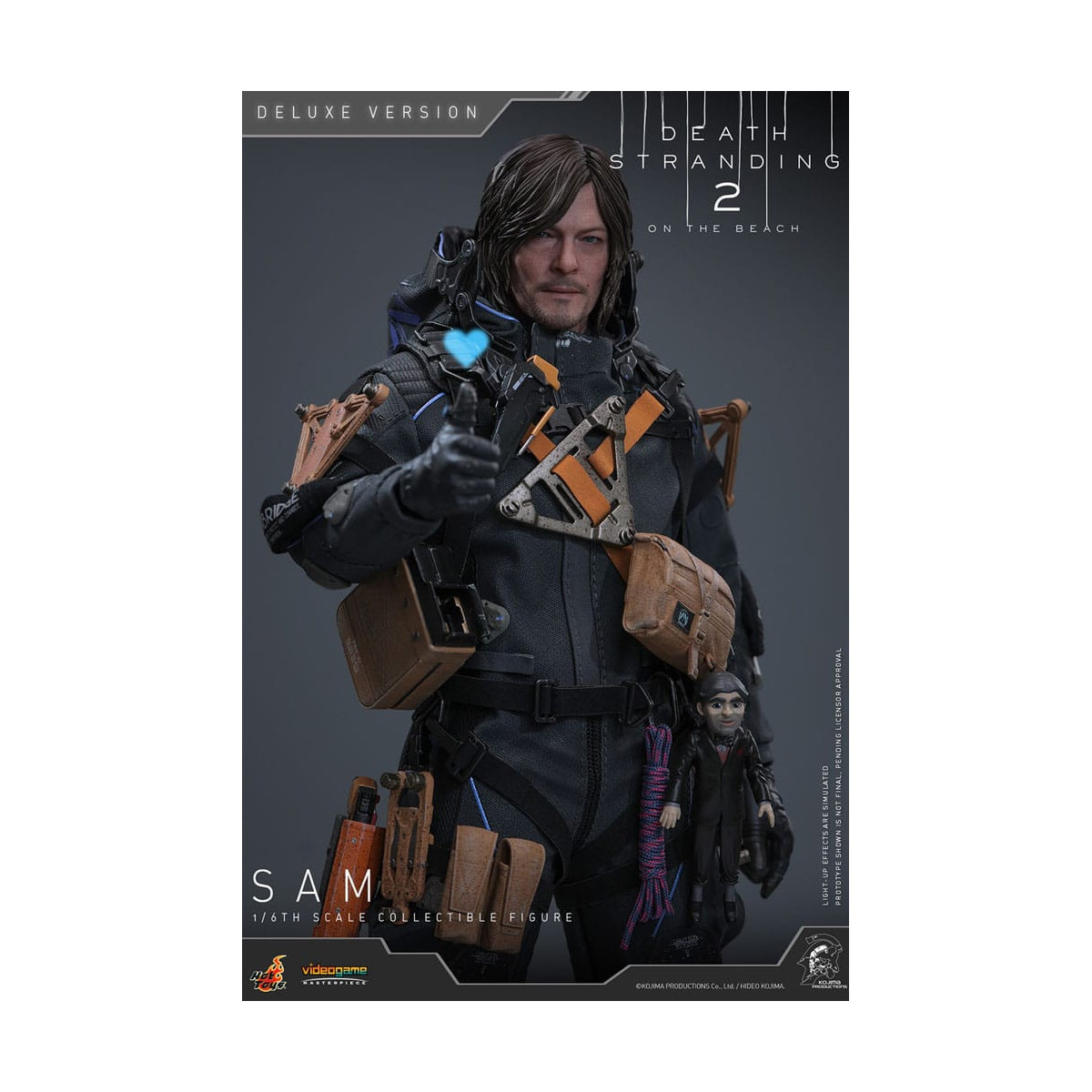 Hot Toys - Death Stranding 2: En la Playa VGM 1/6 - SAM Versión Deluxe