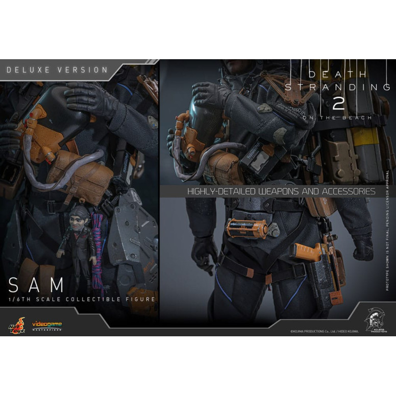 Hot Toys - Death Stranding 2: En la Playa VGM 1/6 - SAM Versión Deluxe