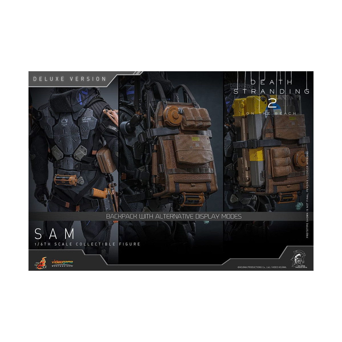 Hot Toys - Death Stranding 2: En la Playa VGM 1/6 - SAM Versión Deluxe