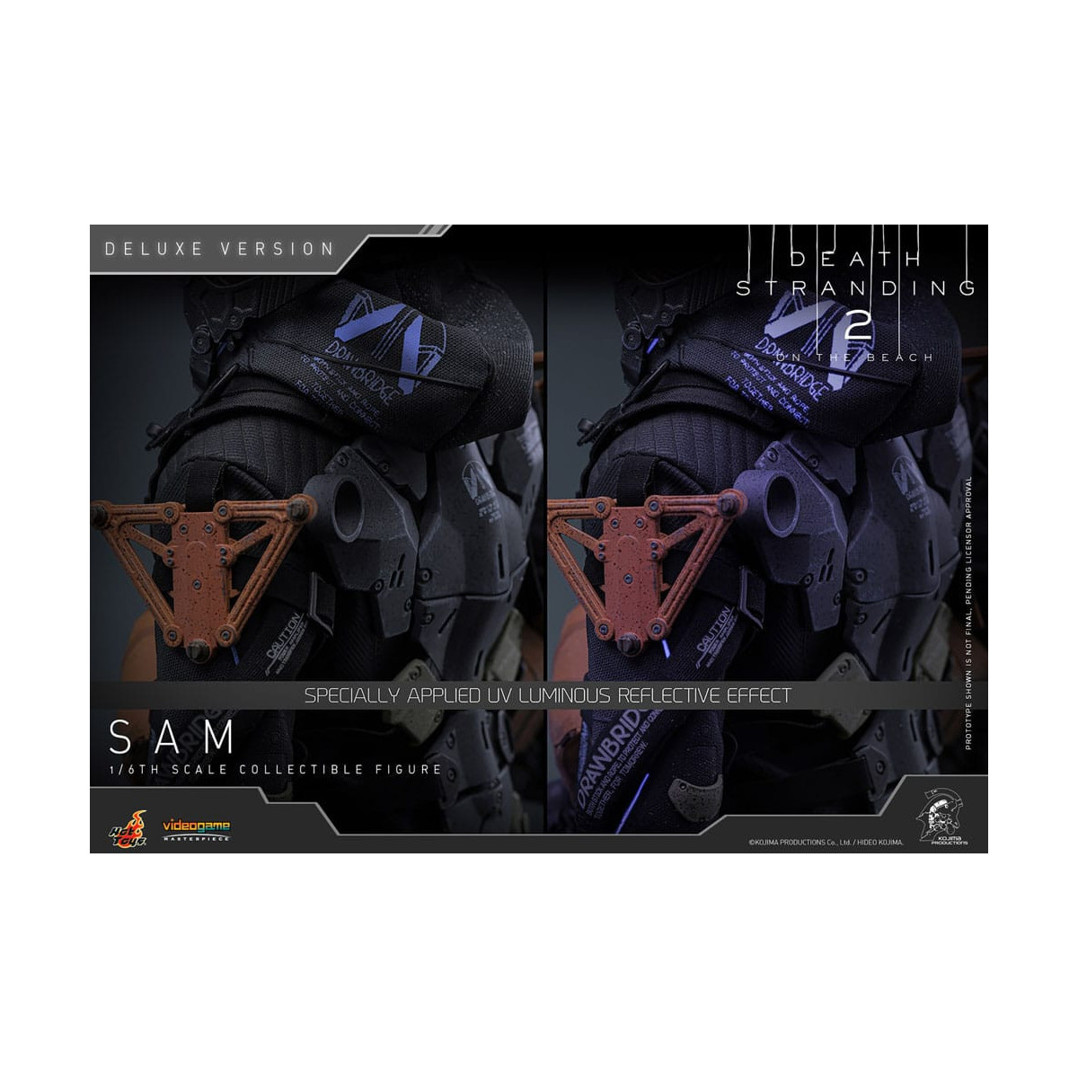 Hot Toys - Death Stranding 2: En la Playa VGM 1/6 - SAM Versión Deluxe