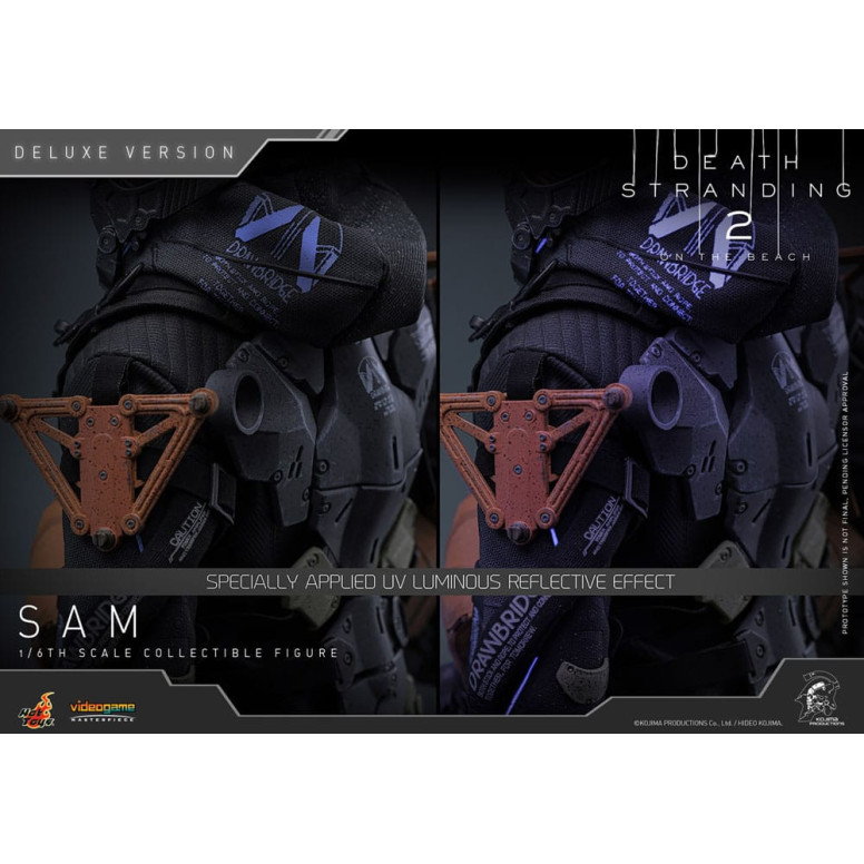 Hot Toys - Death Stranding 2: En la Playa VGM 1/6 - SAM Versión Deluxe