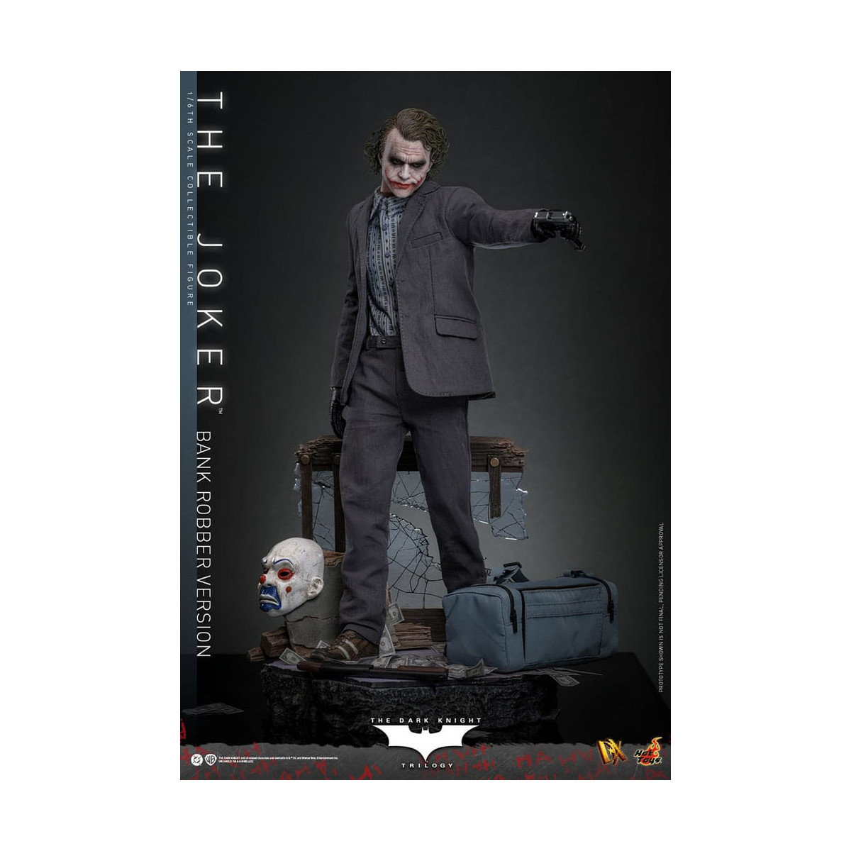 Hot Toys - El Caballero Oscuro - El Joker (Versión Ladrón de Bancos) MMS 1/6