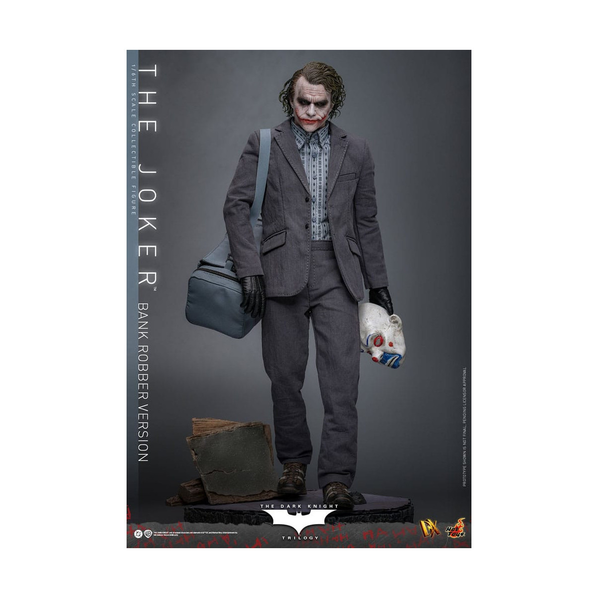 Hot Toys - El Caballero Oscuro - El Joker (Versión Ladrón de Bancos) MMS 1/6