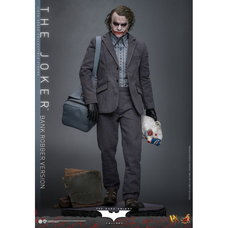Hot Toys - El Caballero Oscuro - El Joker (Versión Ladrón de Bancos) MMS 1/6