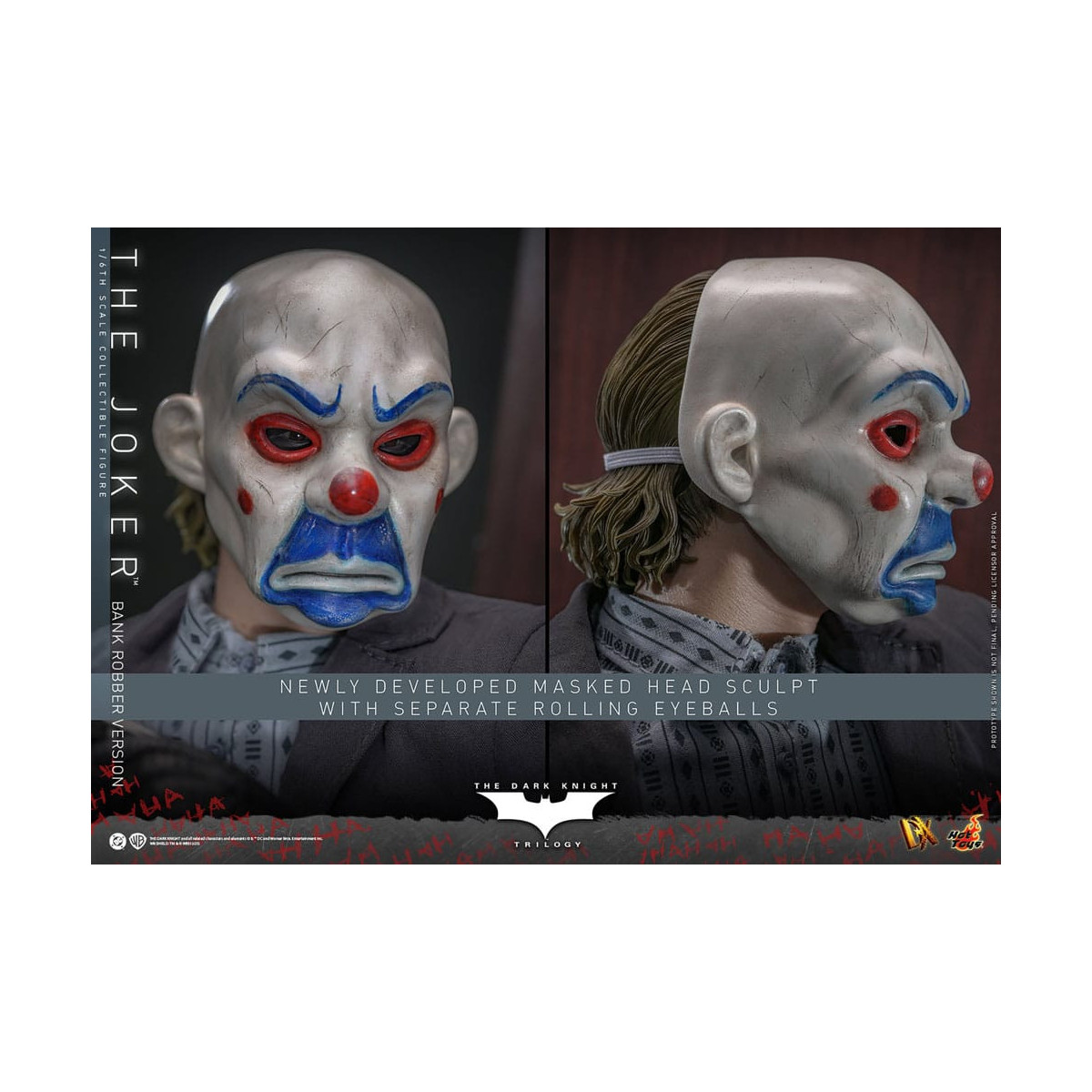 Hot Toys - El Caballero Oscuro - El Joker (Versión Ladrón de Bancos) MMS 1/6