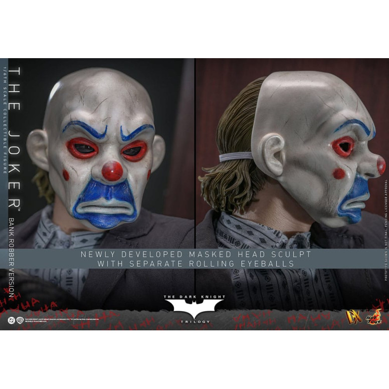 Hot Toys - El Caballero Oscuro - El Joker (Versión Ladrón de Bancos) MMS 1/6