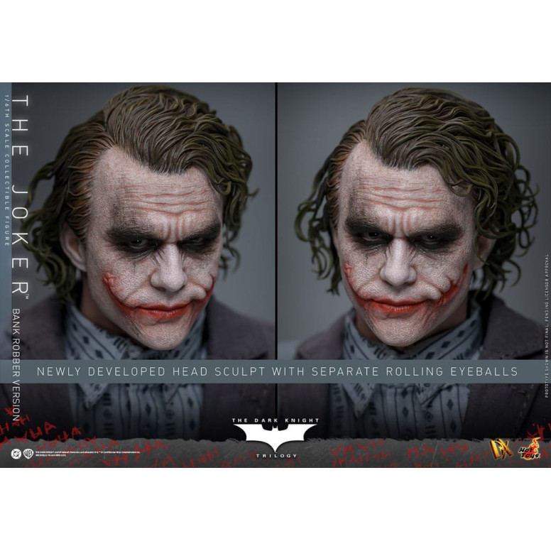 Hot Toys - El Caballero Oscuro - El Joker (Versión Ladrón de Bancos) MMS 1/6