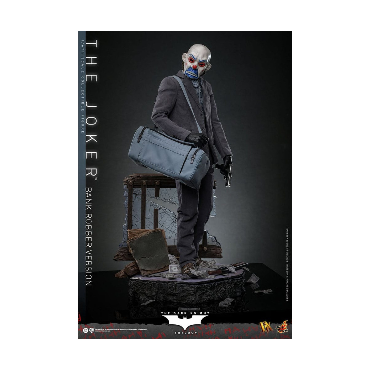 Hot Toys - El Caballero Oscuro - El Joker (Versión Ladrón de Bancos) MMS 1/6