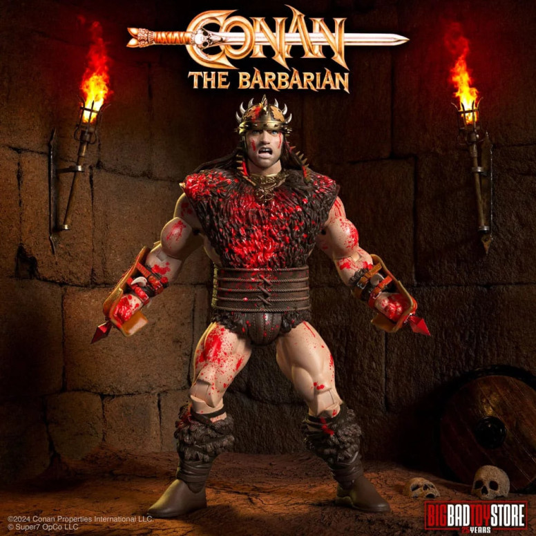 Super 7 - Conan le Barbare - Ultimates Conan Luchador de foso empapado en sangre 1/12