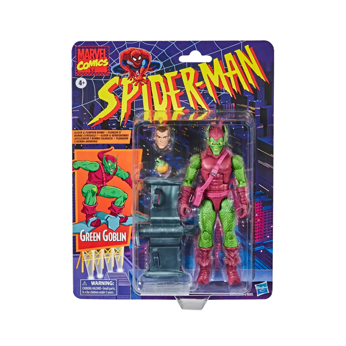 Marvel Legends Serie - Colección Retro de Spider-Man - El Duende Verde
