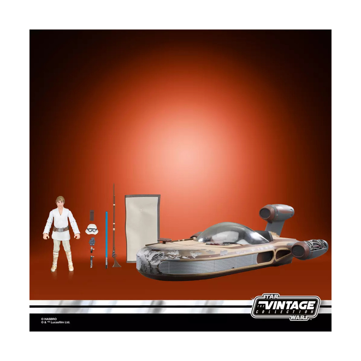 Hasbro - Star Wars La Colección Vintage - Landspeeder y Luke Skywalker