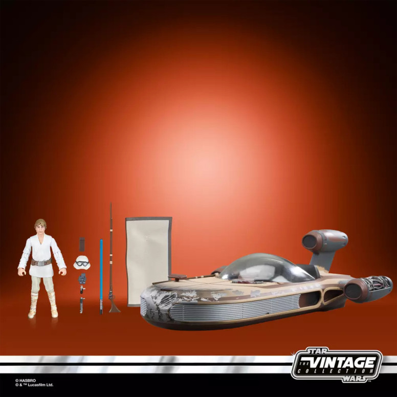 Hasbro - Star Wars La Colección Vintage - Landspeeder y Luke Skywalker