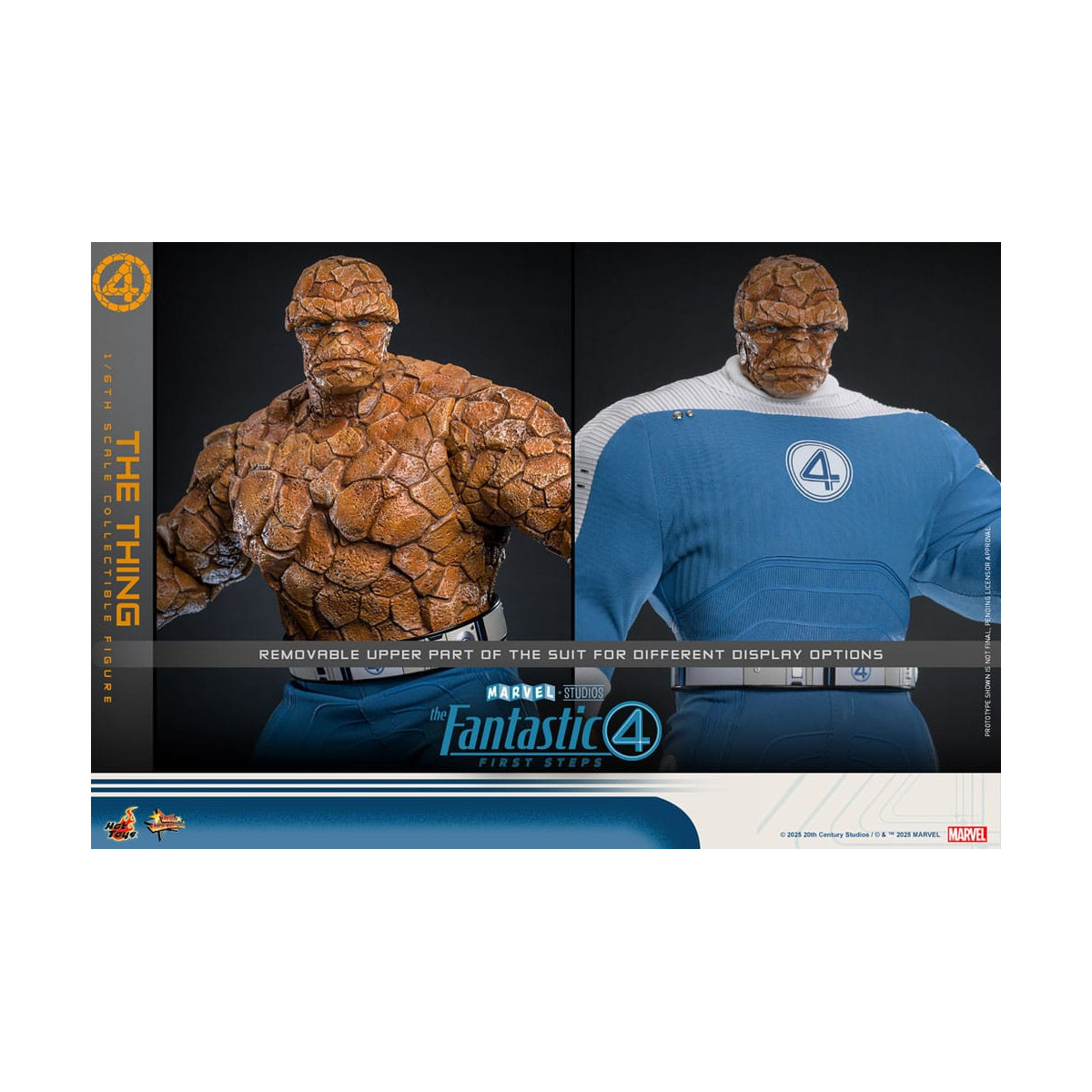 Hot Toys Marvel - Fantastic Four: First Steps - La Cosa MMS 1/6 - La Cosa