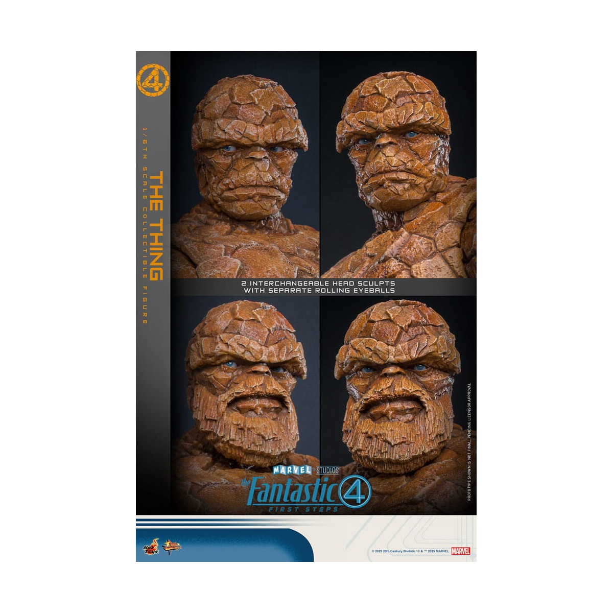 Hot Toys Marvel - Fantastic Four: First Steps - La Cosa MMS 1/6 - La Cosa