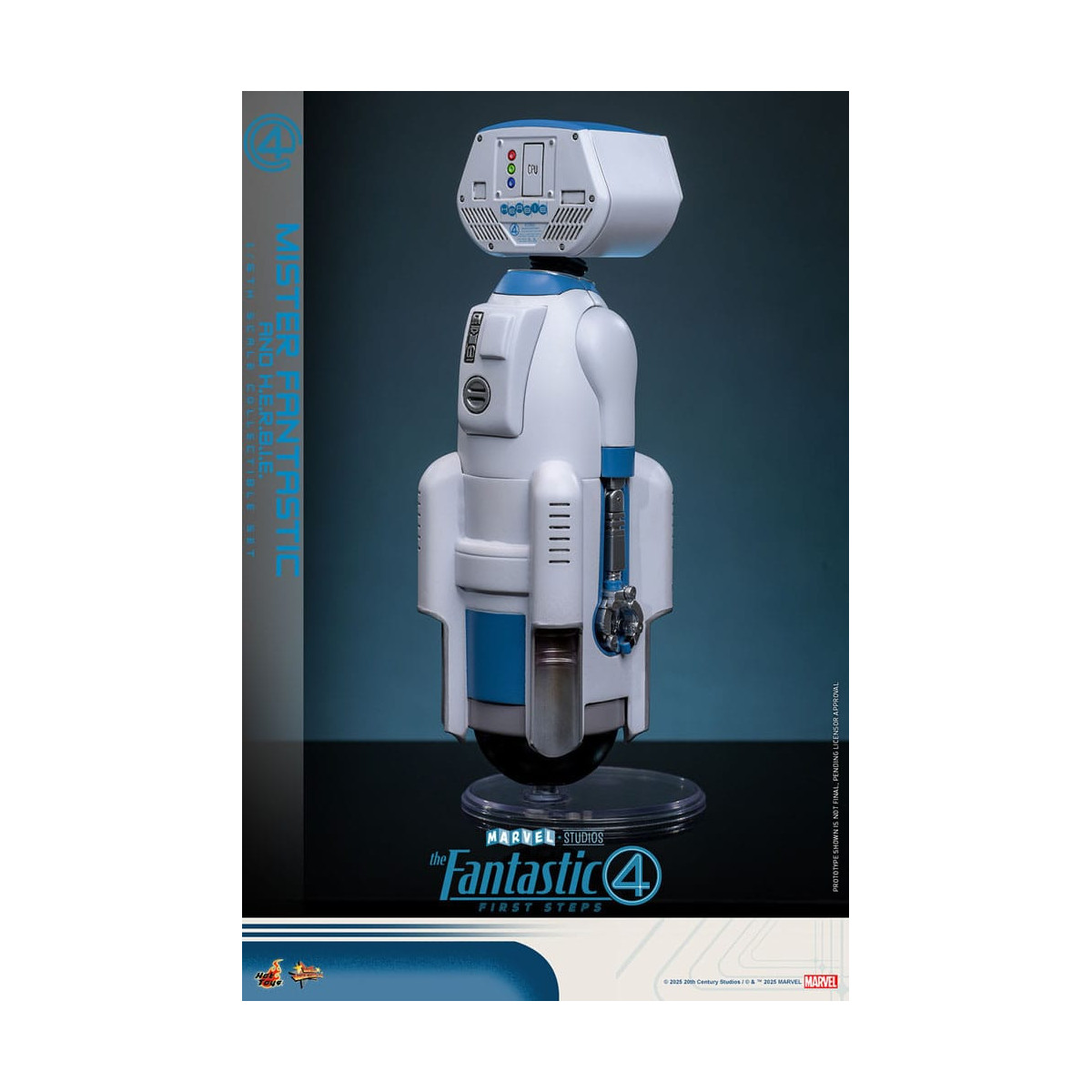 Hot Toys Marvel - Fantastic Four: First Steps - Mister Fantastic & H.E.R.B.I.E. MMS 1/6 - Reed Richards