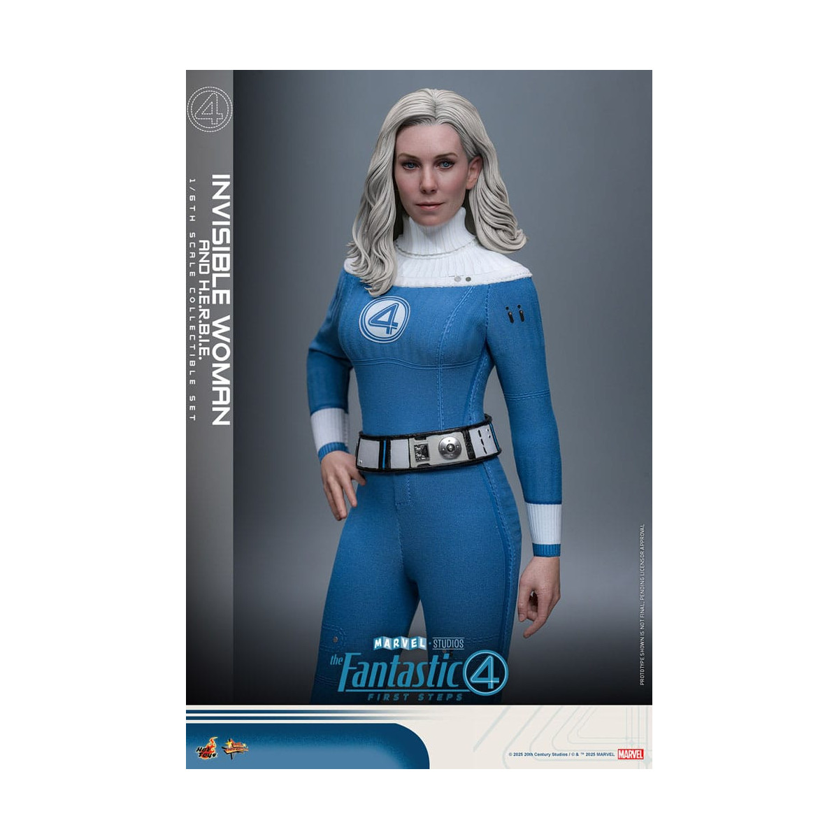 Hot Toys Marvel - Fantastic Four: First Steps - Mujer Invisible y H.E.R.B.I.E. MMS 1/6 - Sue Storm