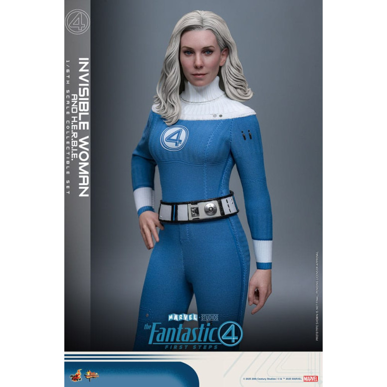Hot Toys Marvel - Fantastic Four: First Steps - Mujer Invisible y H.E.R.B.I.E. MMS 1/6 - Sue Storm
