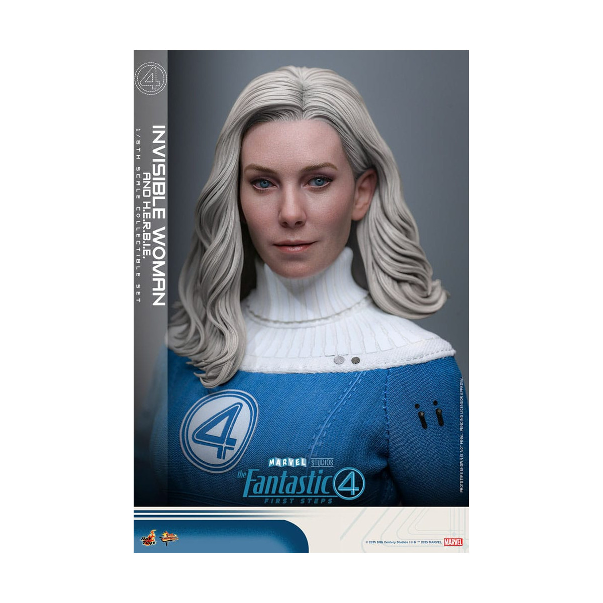 Hot Toys Marvel - Fantastic Four: First Steps - Mujer Invisible y H.E.R.B.I.E. MMS 1/6 - Sue Storm