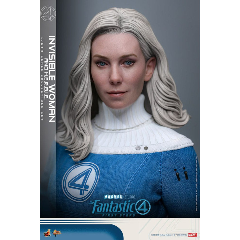 Hot Toys Marvel - Fantastic Four: First Steps - Mujer Invisible y H.E.R.B.I.E. MMS 1/6 - Sue Storm