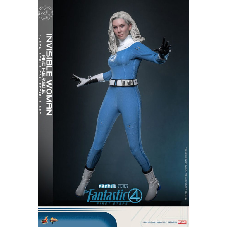 Hot Toys Marvel - Fantastic Four: First Steps - Mujer Invisible y H.E.R.B.I.E. MMS 1/6 - Sue Storm