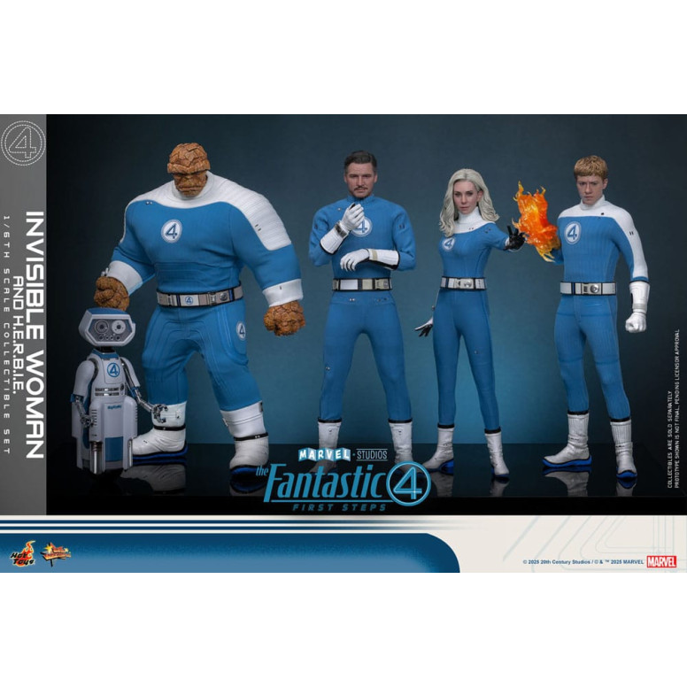 Hot Toys Marvel - Fantastic Four: First Steps - Mujer Invisible y H.E.R.B.I.E. MMS 1/6 - Sue Storm