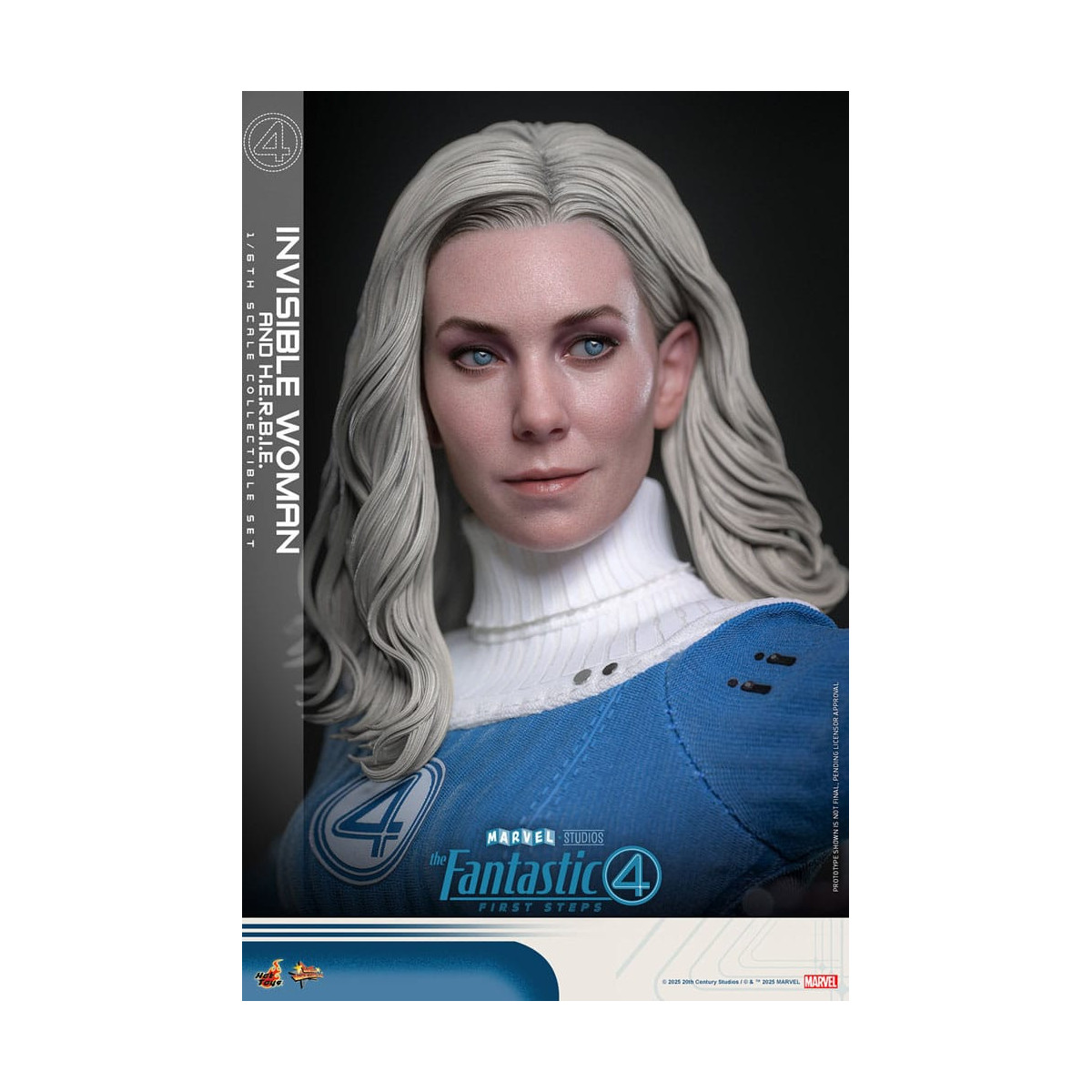 Hot Toys Marvel - Fantastic Four: First Steps - Mujer Invisible y H.E.R.B.I.E. MMS 1/6 - Sue Storm