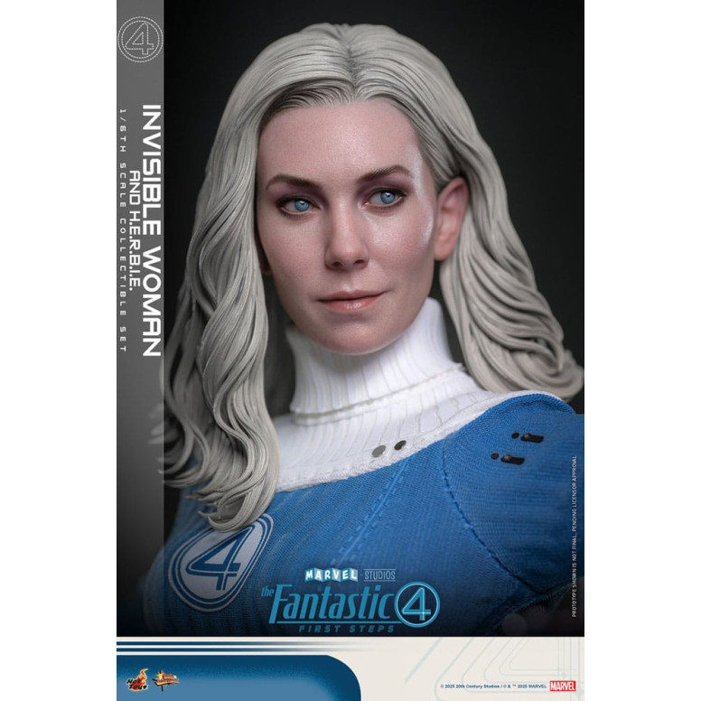 Hot Toys Marvel - Fantastic Four: First Steps - Mujer Invisible y H.E.R.B.I.E. MMS 1/6 - Sue Storm