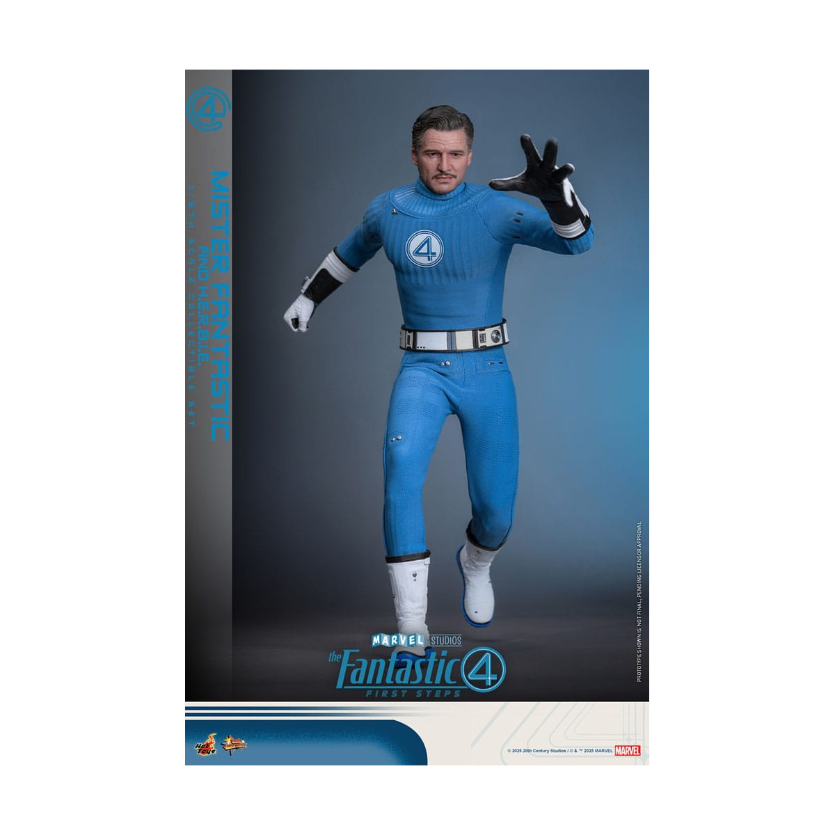 Hot Toys Marvel - Los Cuatro Fantásticos: Primeros Pasos - Mister Fantastic MMS 1/6 - Reed Richards