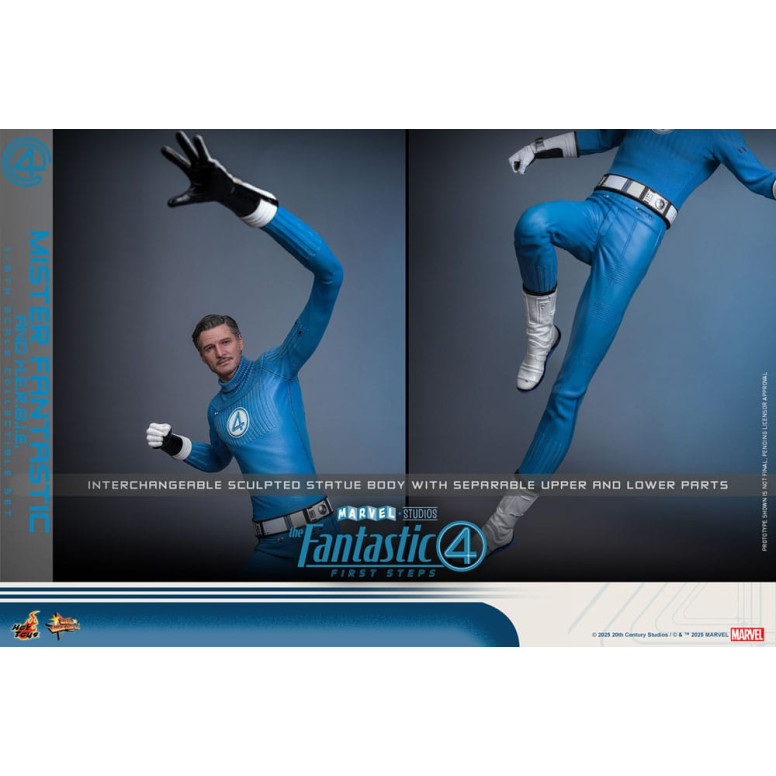 Hot Toys Marvel - Los Cuatro Fantásticos: Primeros Pasos - Mister Fantastic MMS 1/6 - Reed Richards