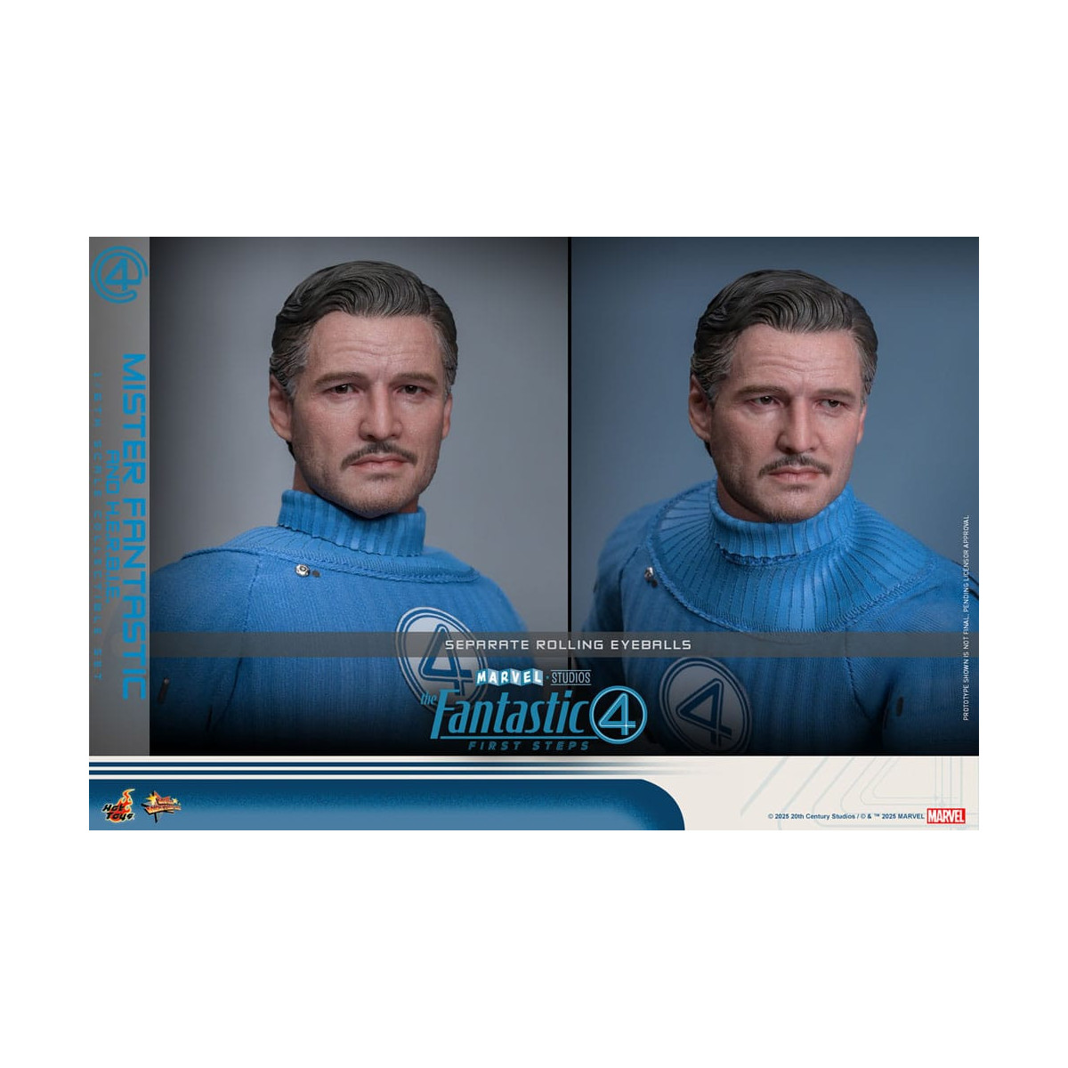 Hot Toys Marvel - Los Cuatro Fantásticos: Primeros Pasos - Mister Fantastic MMS 1/6 - Reed Richards