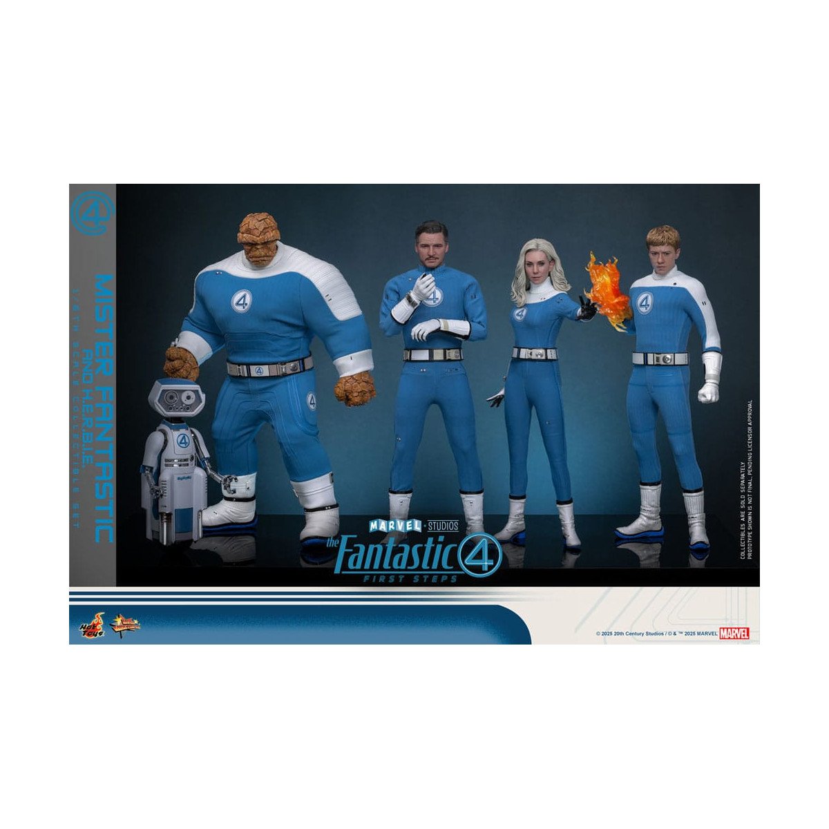 Hot Toys Marvel - Los Cuatro Fantásticos: Primeros Pasos - Mister Fantastic MMS 1/6 - Reed Richards