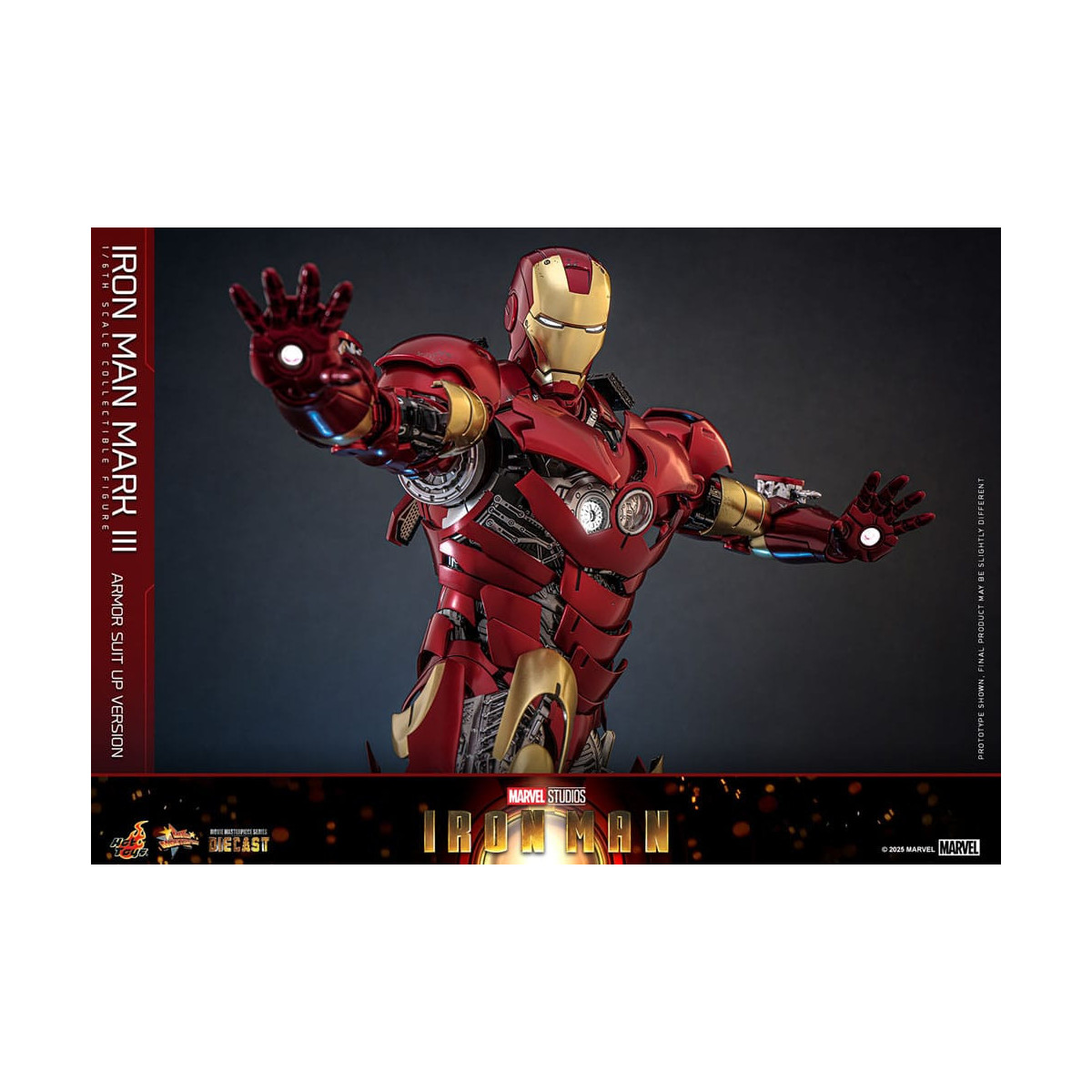 Hot Toys Marvel - Iron Man Mark III (Armor Suit Up Version) Die Cast MMS 1/6