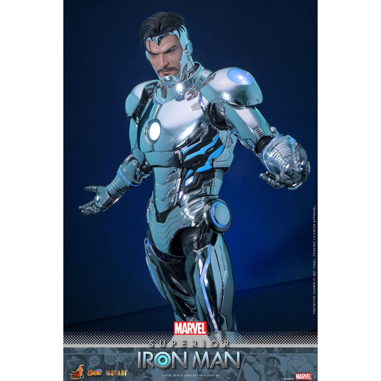 Hot Toys Marvel - Superior Iron Man Die Cast MMS 1/6