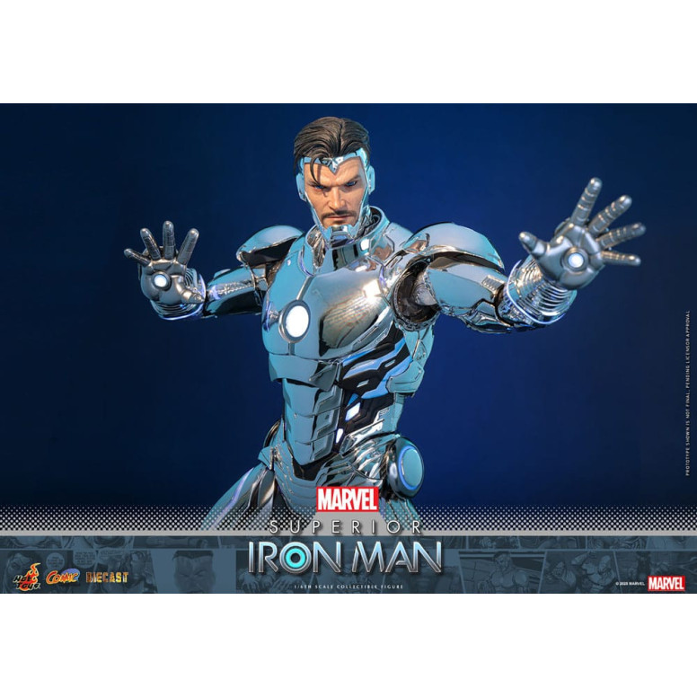 Hot Toys Marvel - Superior Iron Man Die Cast MMS 1/6