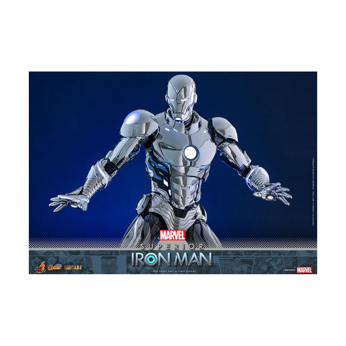Hot Toys Marvel - Superior Iron Man Die Cast MMS 1/6