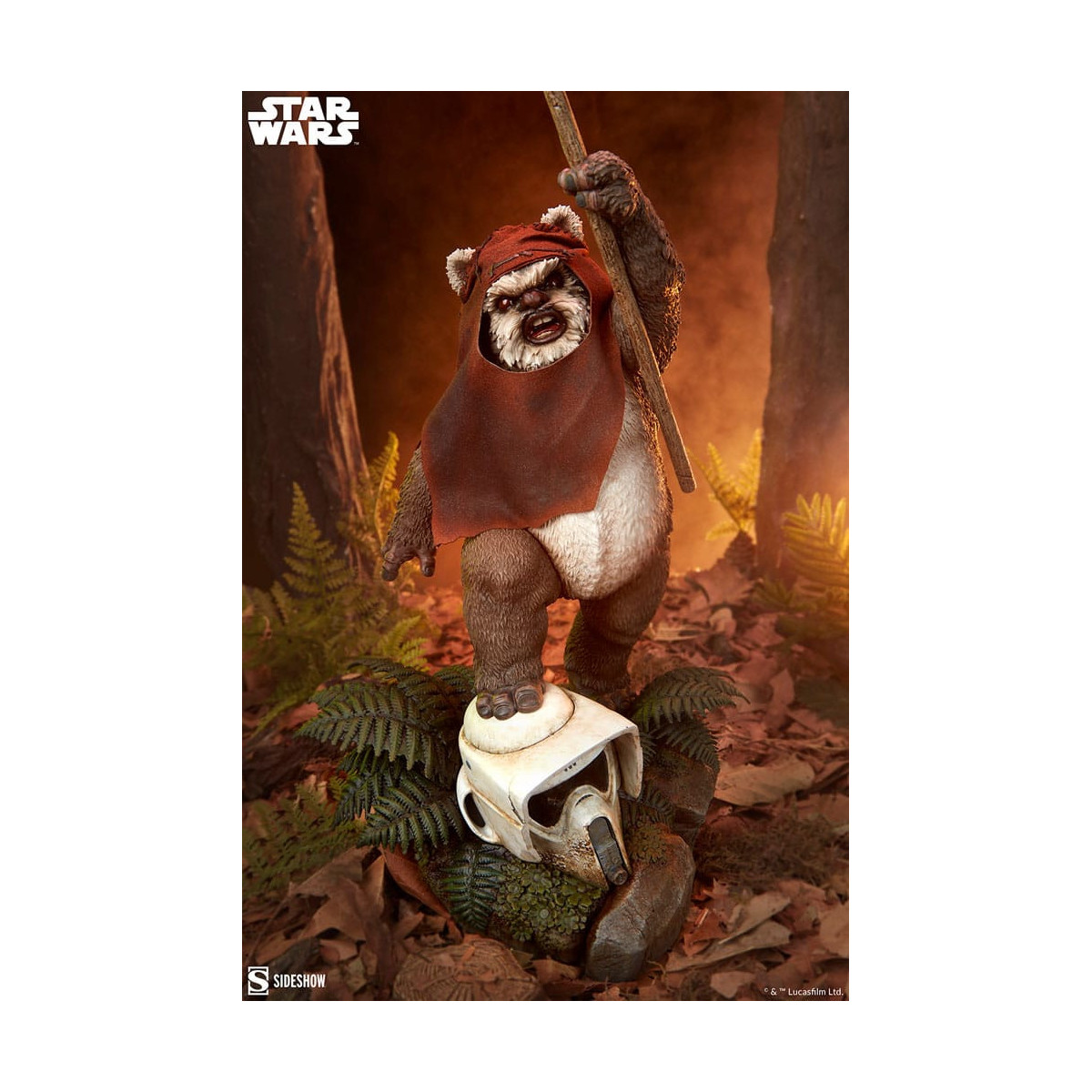 Sideshow Star Wars Wicket Formato Premium 1/4 - El Retorno del Jedi