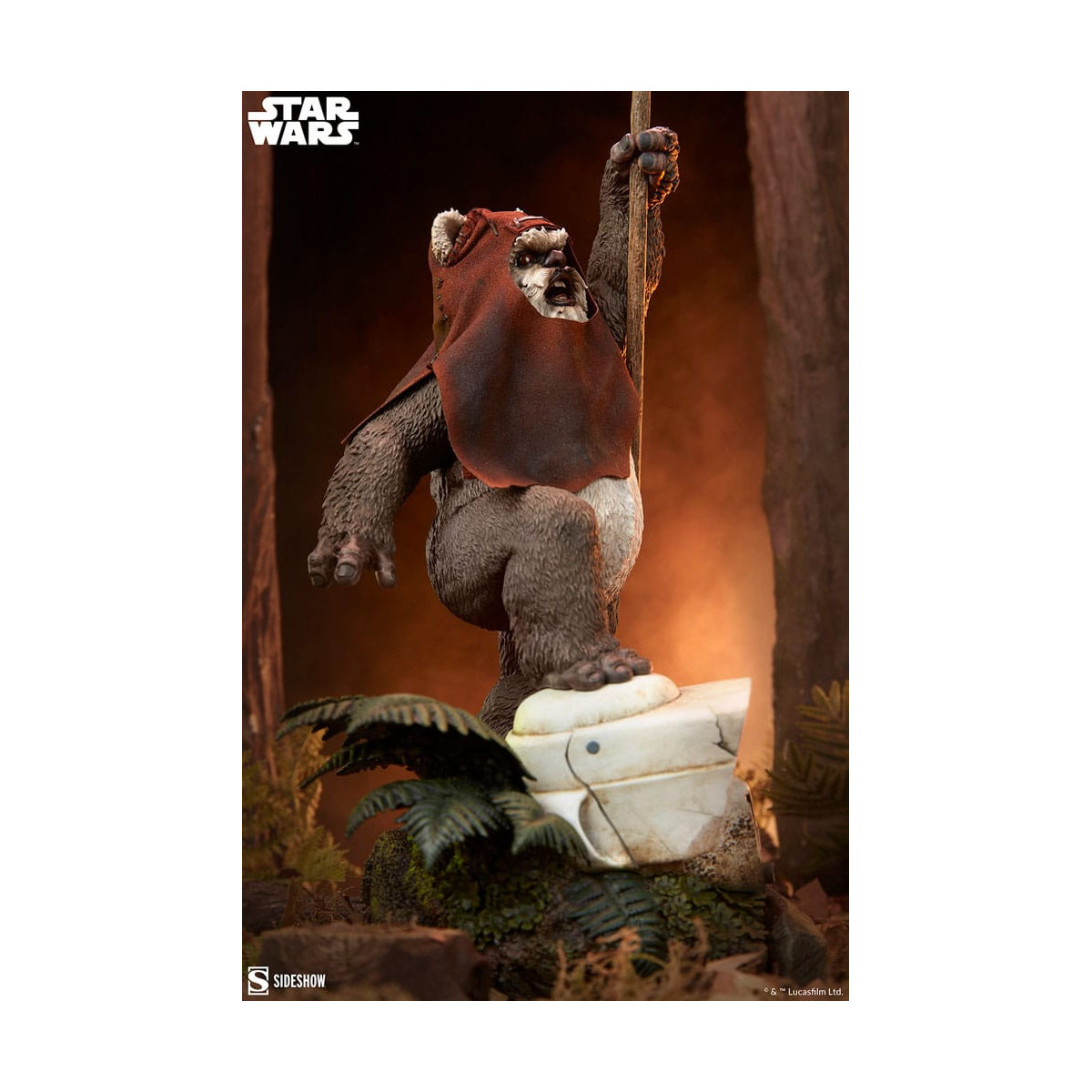 Sideshow Star Wars Wicket Formato Premium 1/4 - El Retorno del Jedi