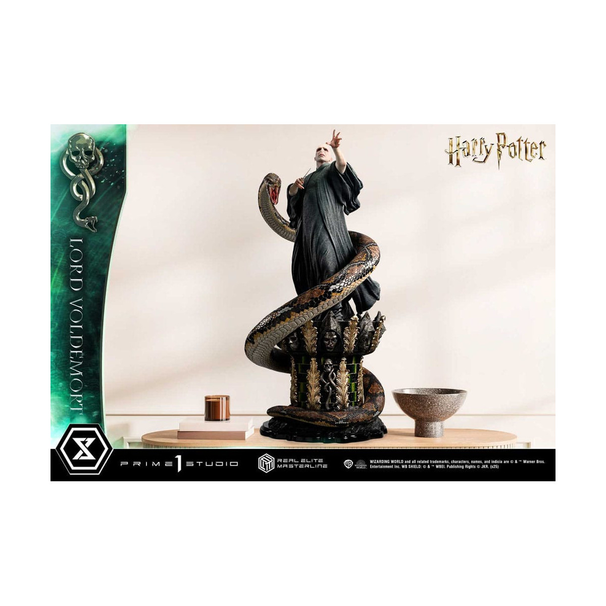 Prime 1 Studio - Estatuilla Harry Potter Real Elite Masterline Series 1/4 Lord Voldemort