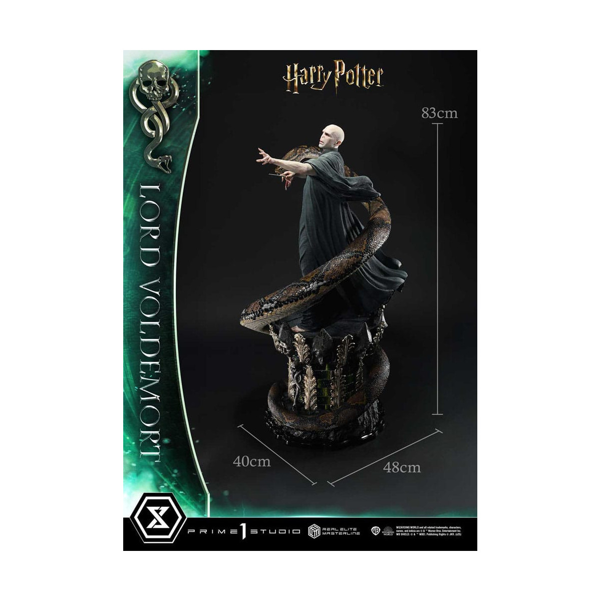 Prime 1 Studio - Estatuilla Harry Potter Real Elite Masterline Series 1/4 Lord Voldemort