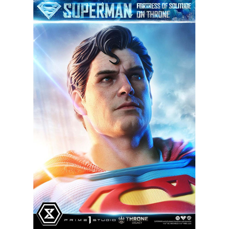 Prime 1 Studio Colección DC Comics Throne Legacy - Superman Fortaleza de la Soledad en el Trono (Diseño de Gabriele Dell'Otto) 1