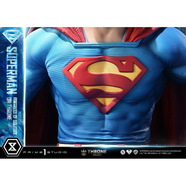 Prime 1 Studio Colección DC Comics Throne Legacy - Superman Fortaleza de la Soledad en el Trono (Diseño de Gabriele Dell'Otto) 1