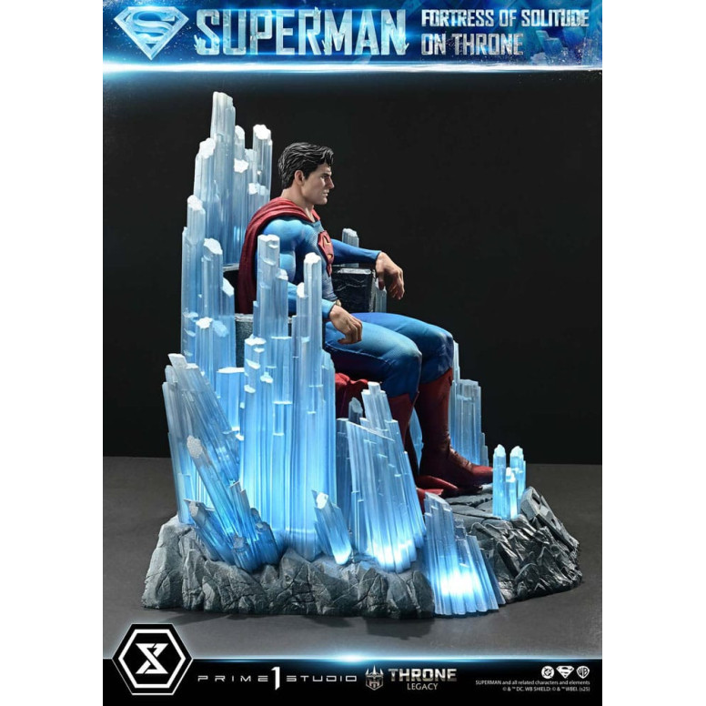 Prime 1 Studio Colección DC Comics Throne Legacy - Superman Fortaleza de la Soledad en el Trono (Diseño de Gabriele Dell'Otto) 1
