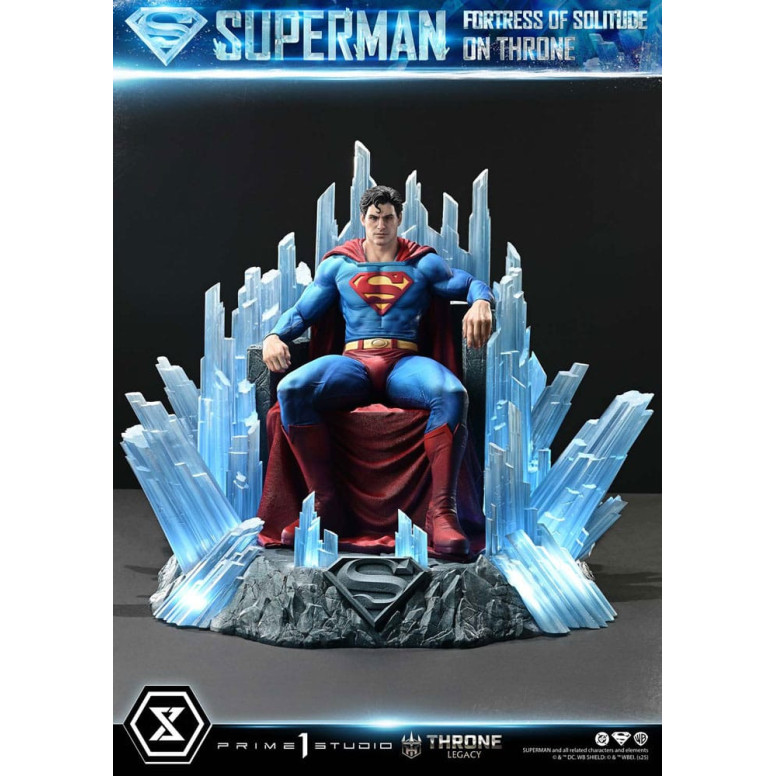 Prime 1 Studio Colección DC Comics Throne Legacy - Superman Fortaleza de la Soledad en el Trono (Diseño de Gabriele Dell'Otto) 1